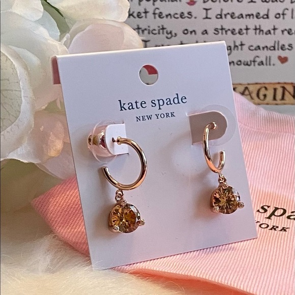 kate spade Jewelry - NWT KATE SPADE ♠️ RISE & SHINE DROP HUGGIES